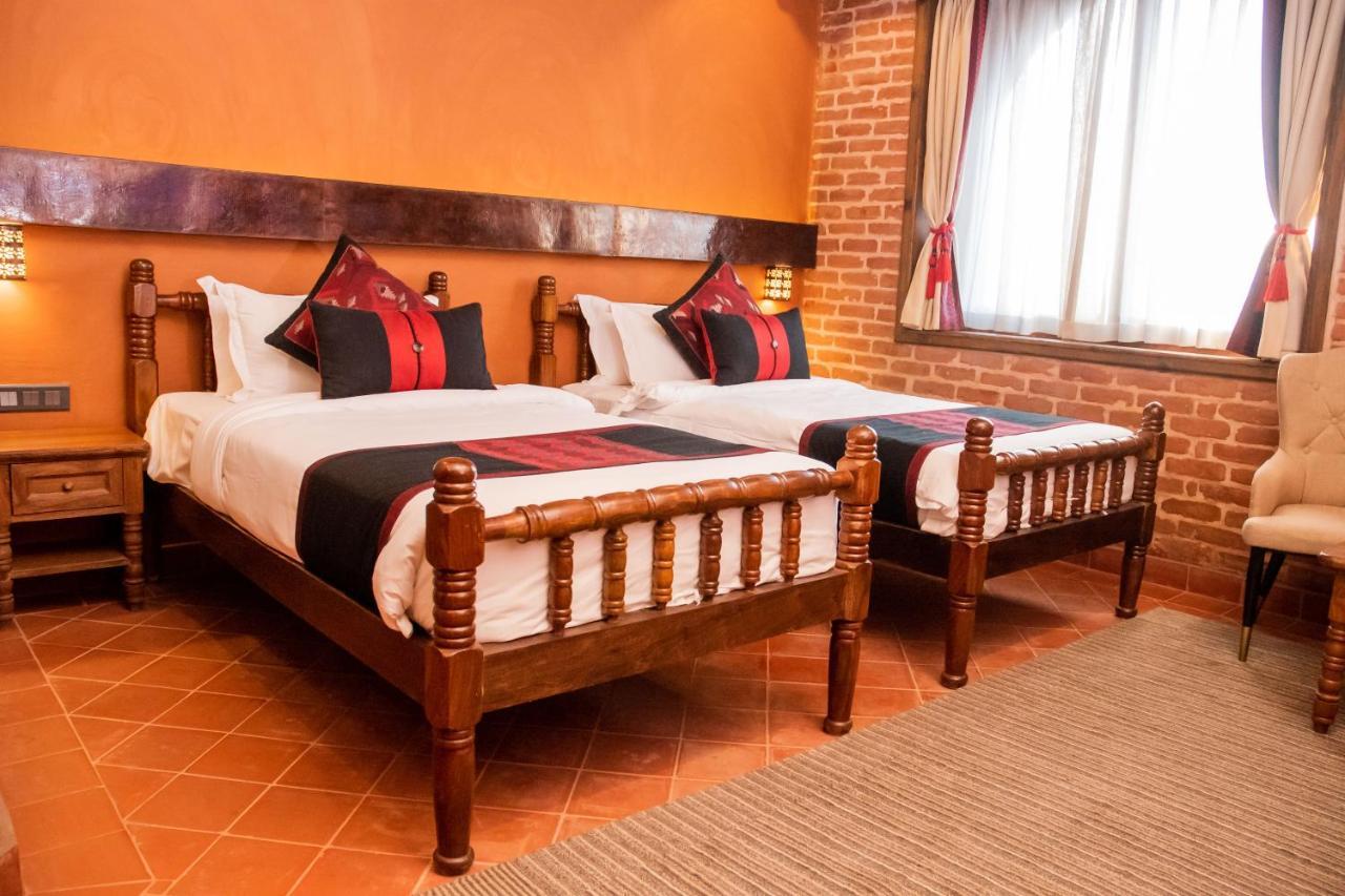 קטמנדו Basera Boutique Hotel מראה חיצוני תמונה A room at the hotel
